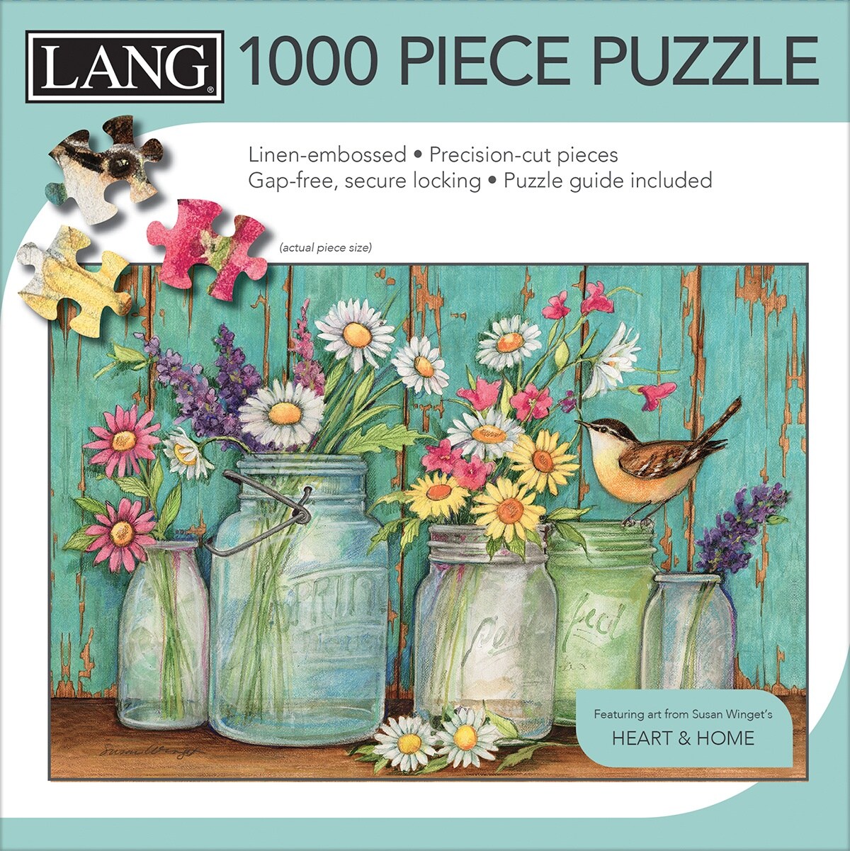 Lang Jigsaw Puzzle 1000 Pieces 29"X20"Mason Flowers Michaels