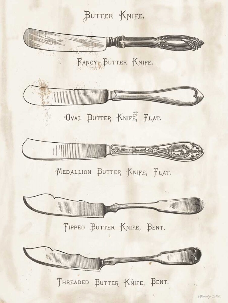 Butter Knives Poster Print by Gwendolyn Babbitt - Item # VARPDXBAB251