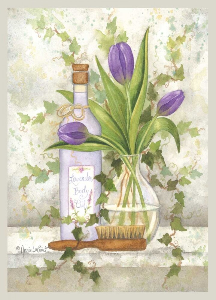 Lavender Body Oil Poster Print by Annie LaPoint - Item # VARPDXALP253