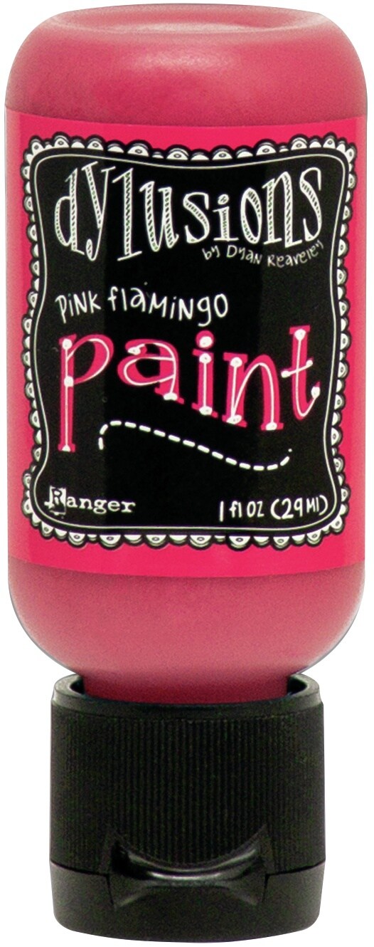 Dylusions Acrylic Paint 1oz-Pink Flamingo