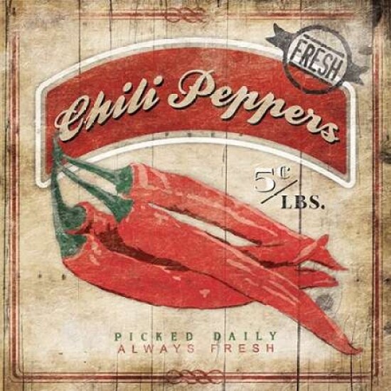 Chili Peppers Poster Print by Jace Grey - Item # VARPDXJGSQ320A