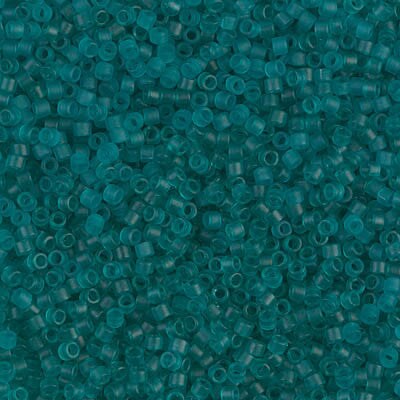 Miyuki Delica Bead 11/0 - DB1268 - Matte Transparent Caribbean Teal