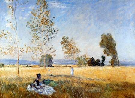 Meadow At Bezons Poster Print by Claude Monet - Item # VARPDX373809