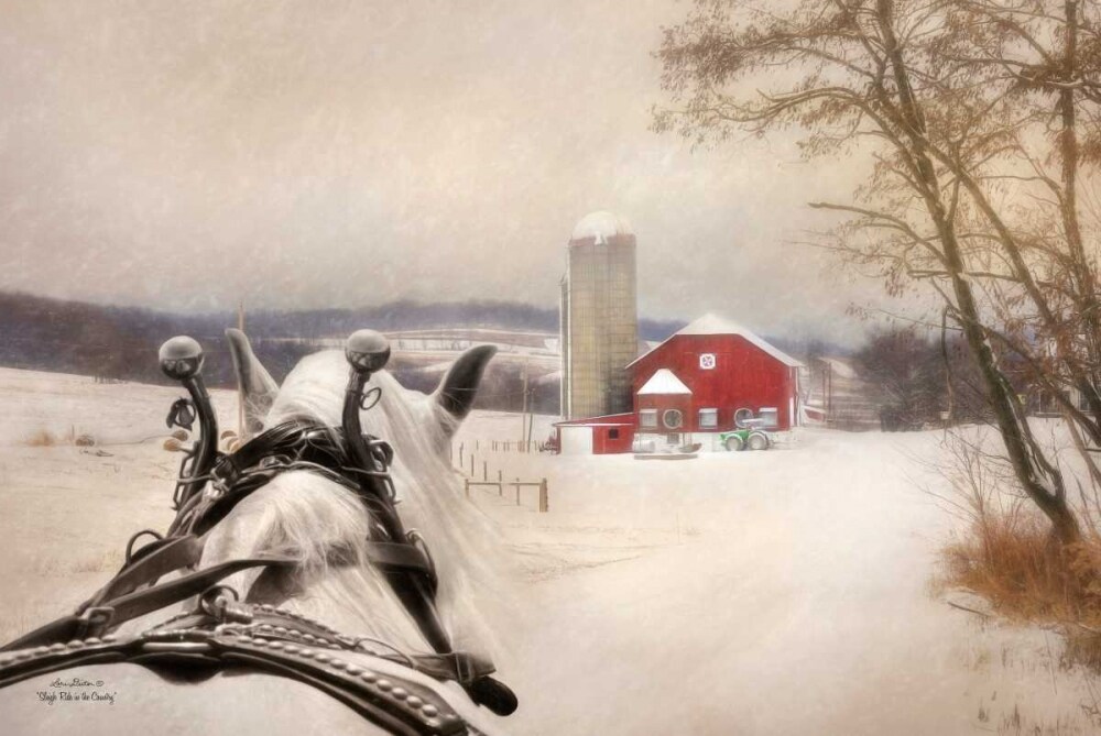 Sleigh Ride in the Country Poster Print by Lori Deiter - Item # VARPDXLD610