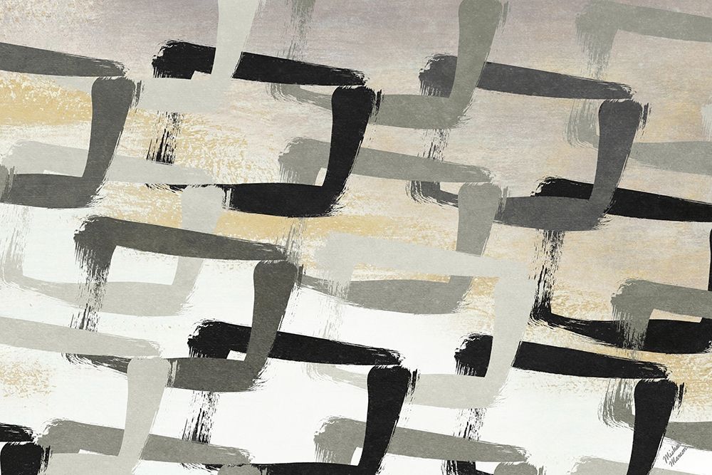 Gray Abstract Poster Print by Michael Marcon - Item # VARPDX10738