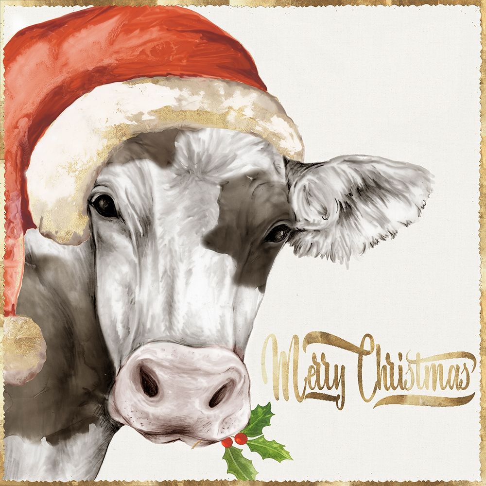 Christmas Cow  Poster Print by PI Studio PI Studio  # HP033A