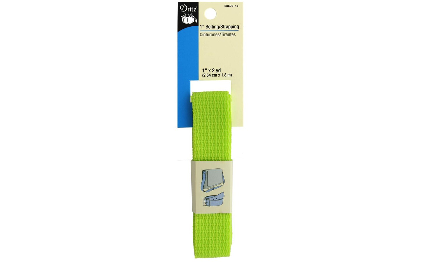 Bag Handle Material Dritz Polyester Belting & Strapping - 1.5 Inch