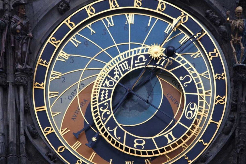 Czech Republic, Prague Astronomical clock by Dennis Flaherty - Item # VARPDXEU06BJA0020