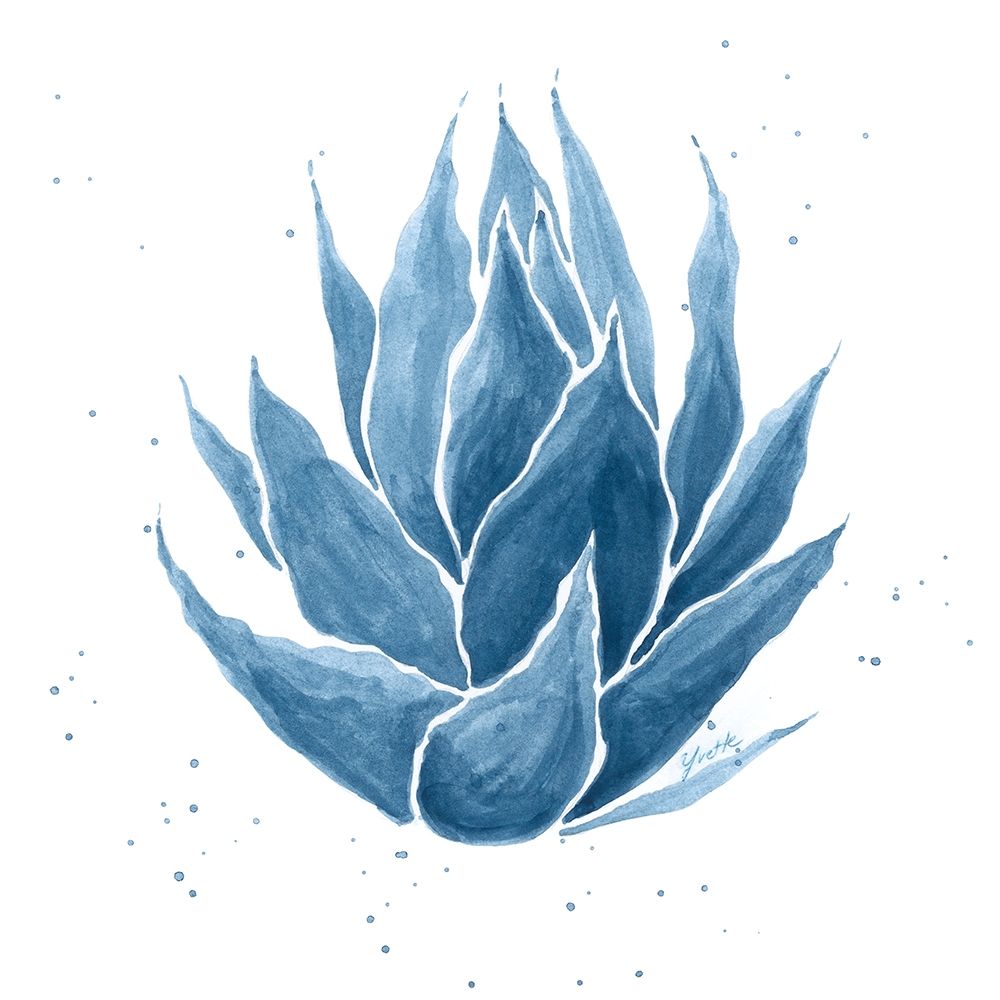 Midnight Succulent III Poster Print by Yvette St.Amant - Item # VARPDXPOD60845