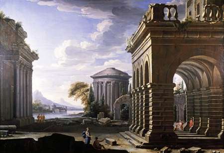 Architectural Study Poster Print by Giovanni Paolo Panini - Item # VARPDX279318