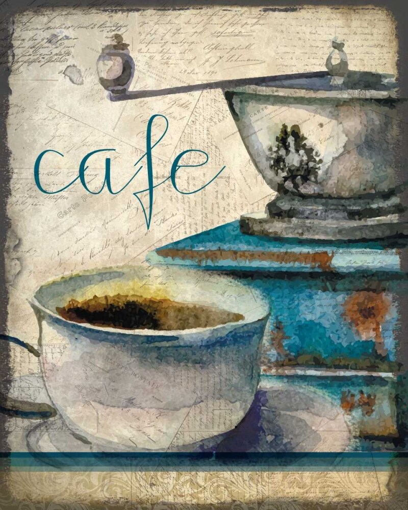 Cafe Latte 1 Poster Print by Kimberly Allen - Item # VARPDXKARC384A