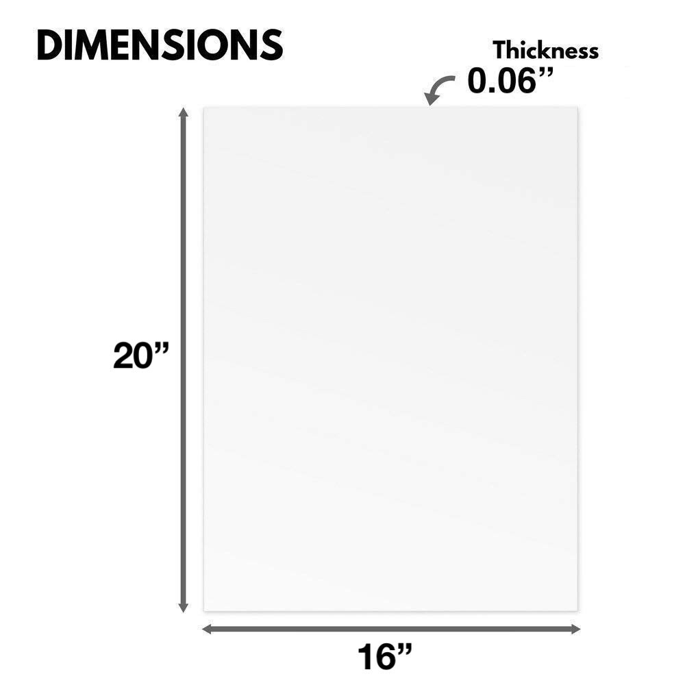 Clear Plexiglass Styrene Sheets (10-pack)