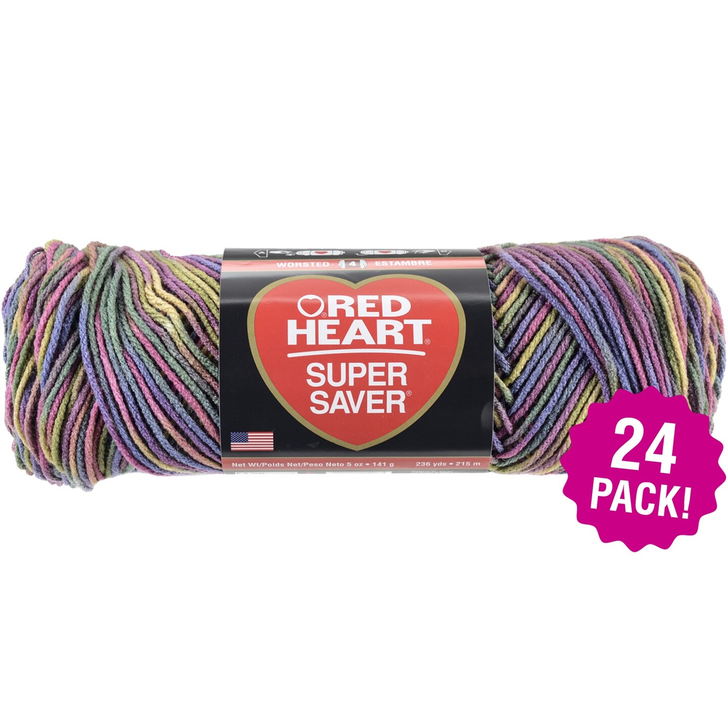 Multipack of 24 - Red Heart Super Saver Yarn-Artist