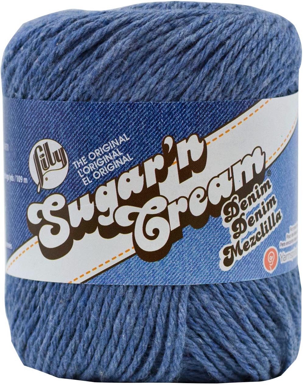 Lily Sugar'N Cream Light Blue Yarn - 6 Pack of 71g/2.5oz - Cotton - 4  Medium (Worsted) - 120 Yards - Knitting/Crochet