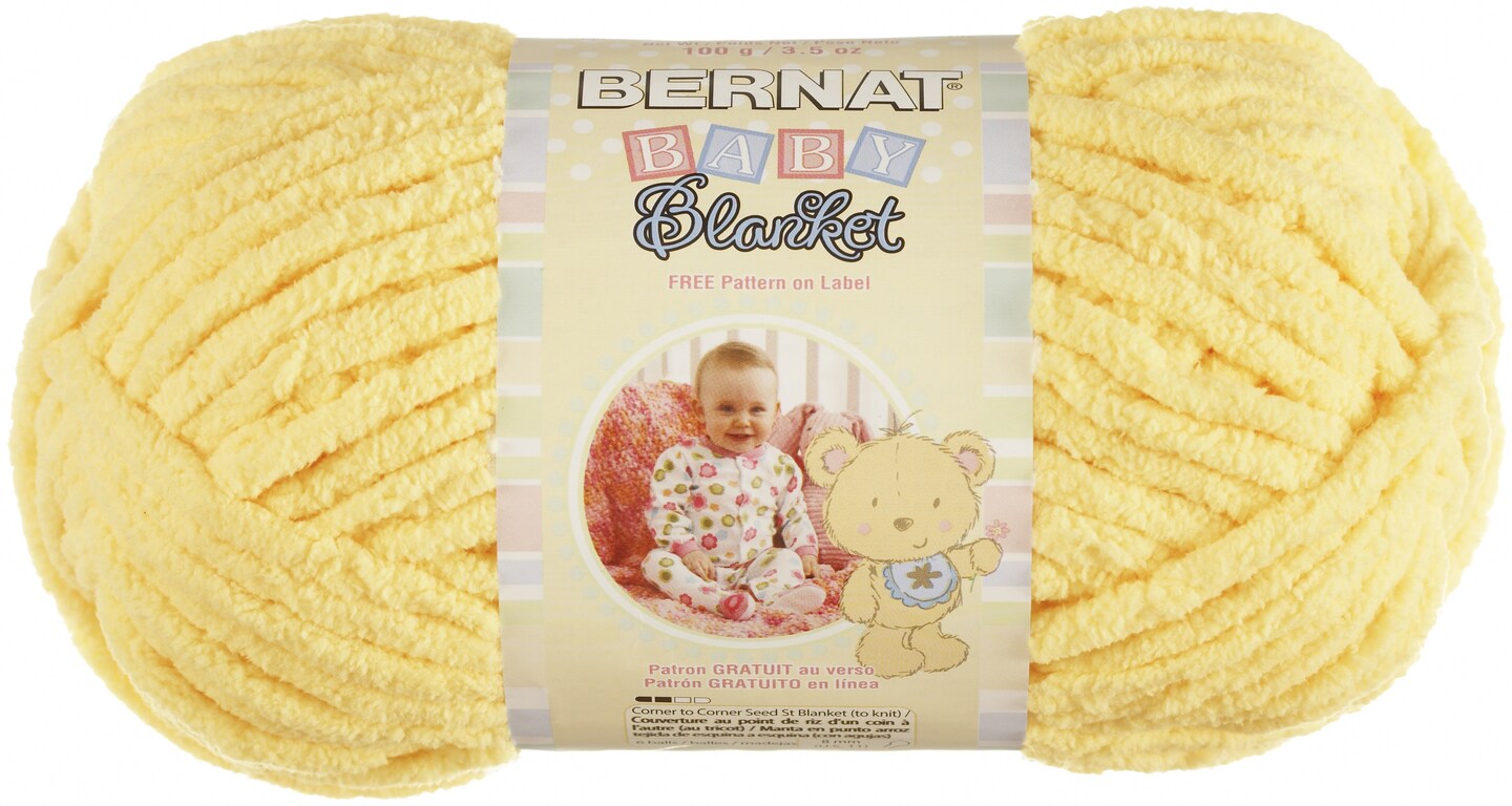 Bernat baby outlet blanket yellow