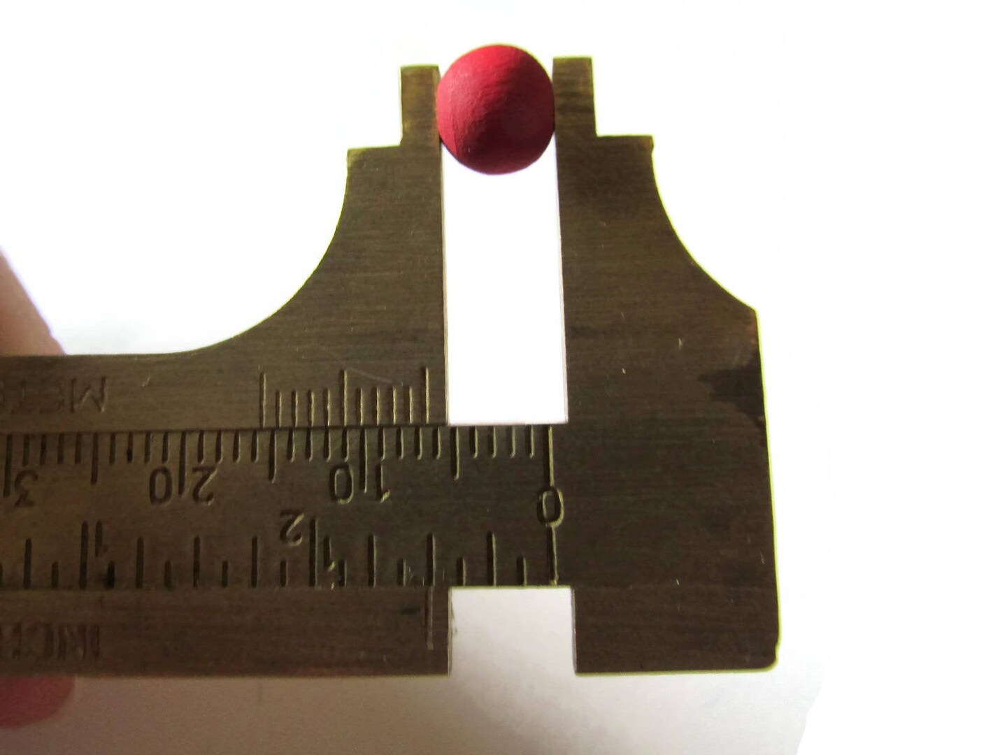 100 7mm Red Wood Beads Smooth Round Beads Wooden Ball Beads Loose Vintage Beads