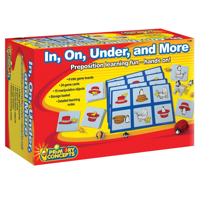In, On, Under, And More, Preposition Game
