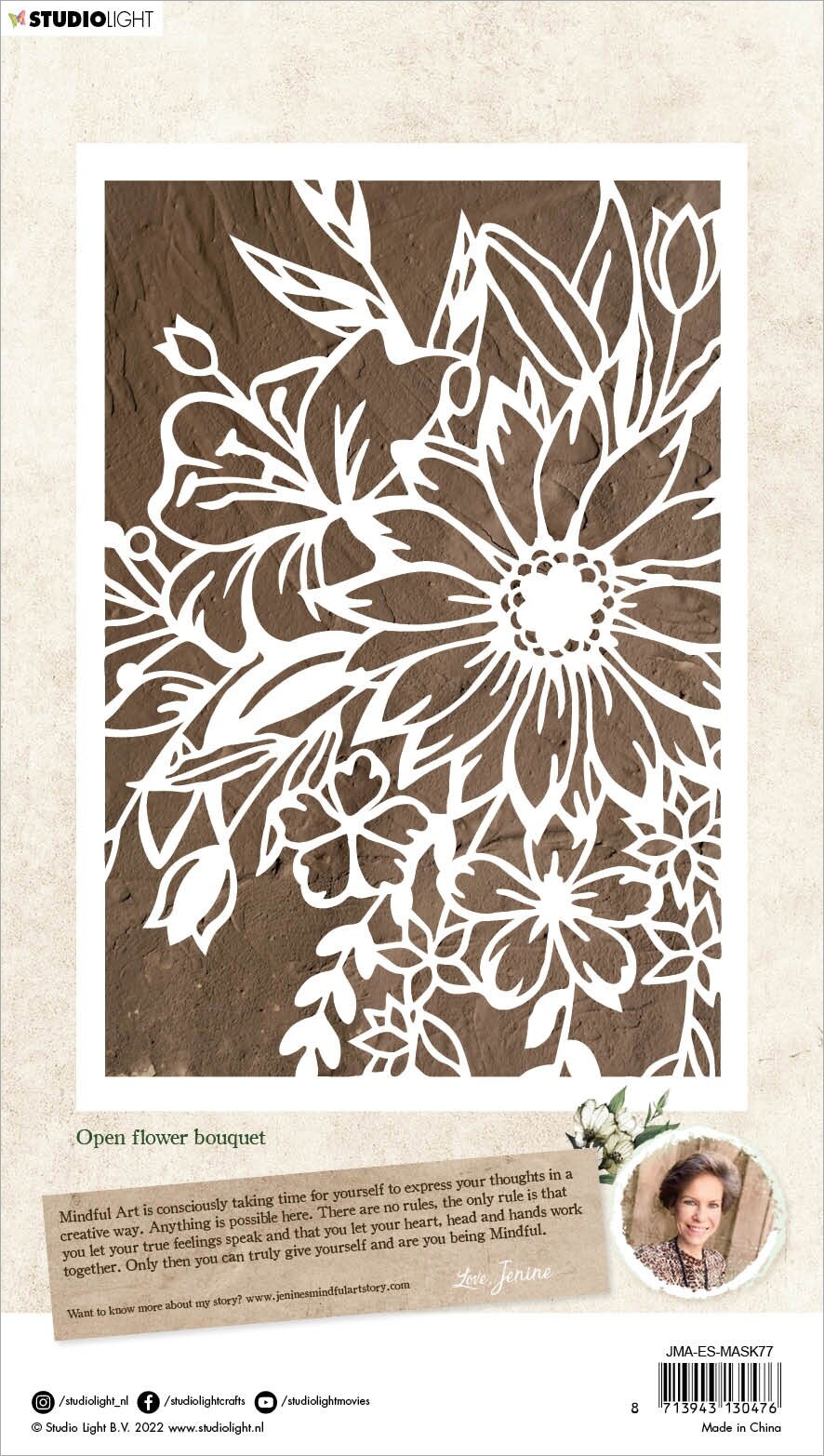 studio-light-essentials-5-82-x8-25-stencil-nr-77-open-flower-bouquet