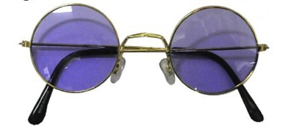 Rhode Island Novelty World John Lennon Style Sunglasses, Purple