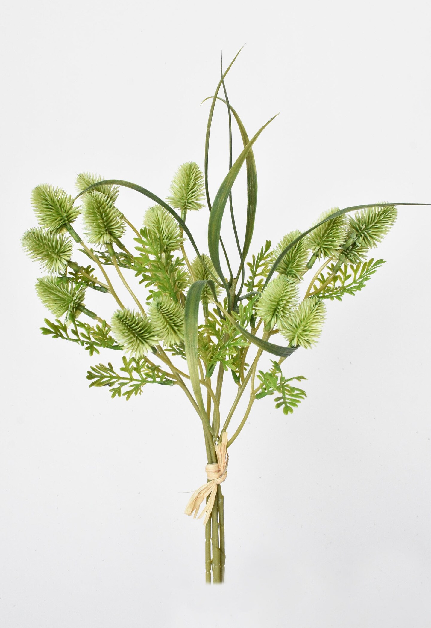 14&#x22; Faux Green Thistle Stem Bundle
