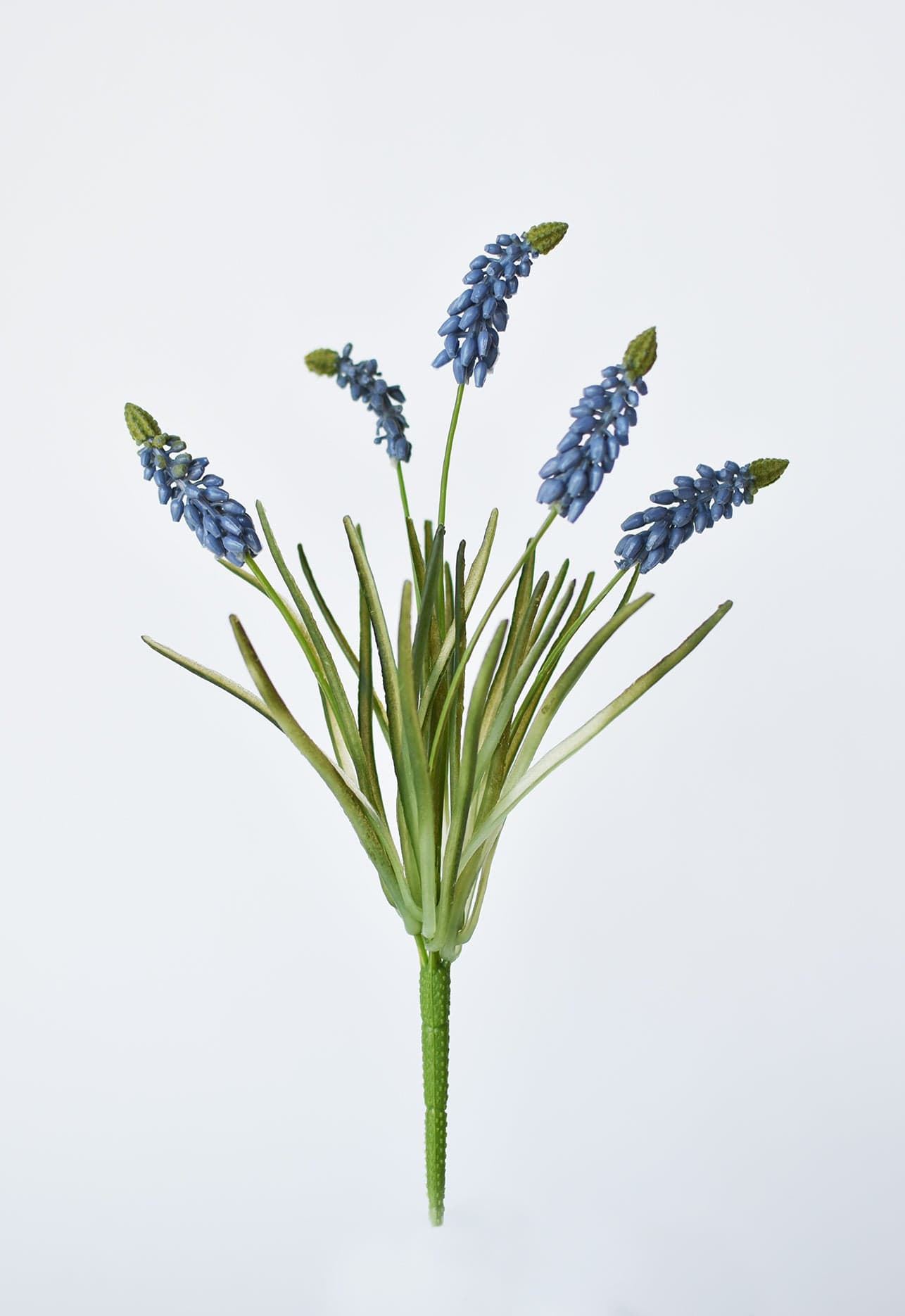 12.5&#x22; Faux Blue Muscari Bush Grape Hyacinth