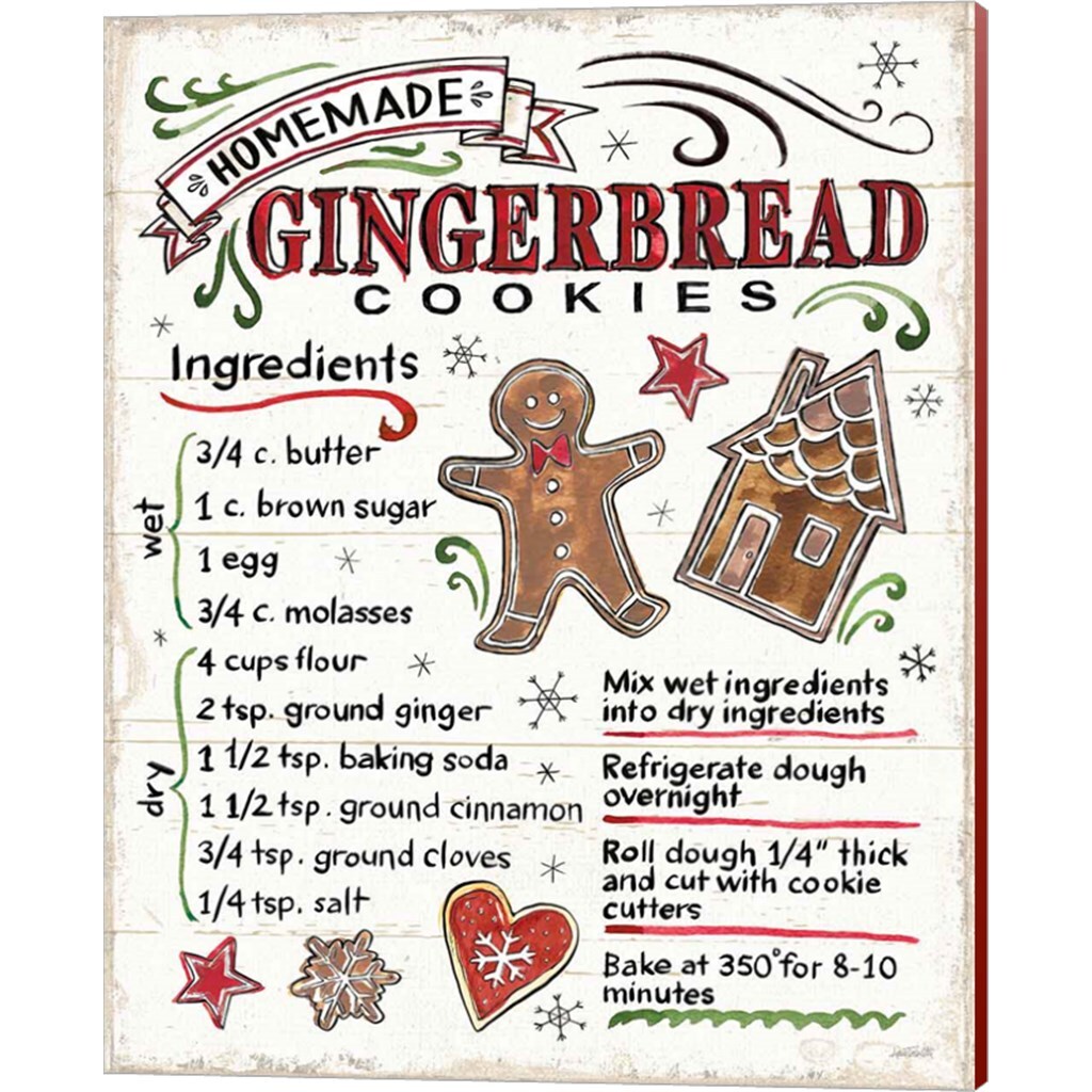 Christmas Treats by Anne Tavoletti 12&#x22; x 15&#x22; Canvas Wall Art (Set of 2)