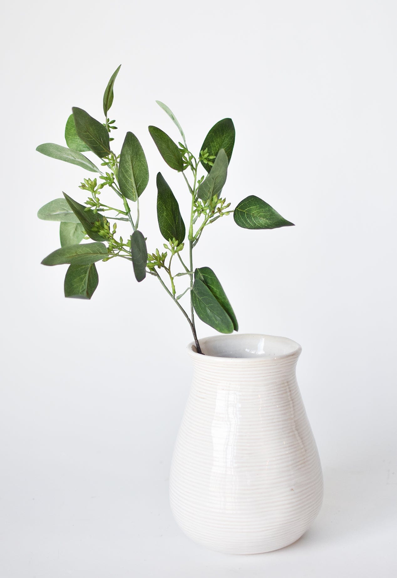 18&#x22; Faux Seeded Eucalyptus Stem