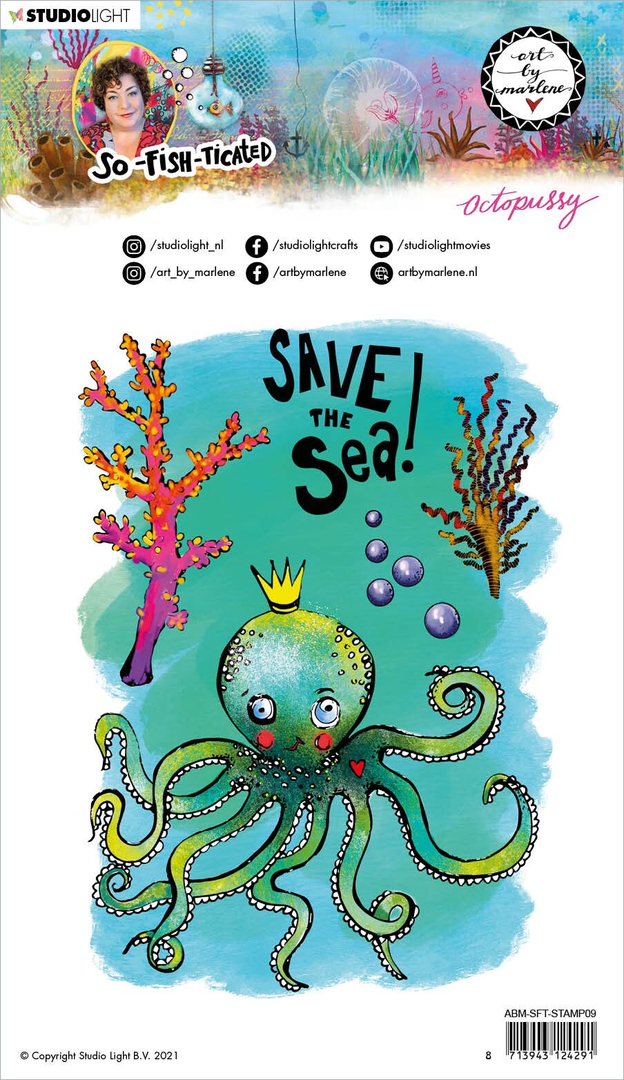 Art By Marlene SoFishTicated Clear StampsOctopussy Michaels