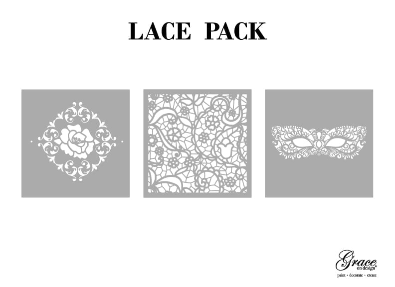 Stencil Pack  Lace Designs