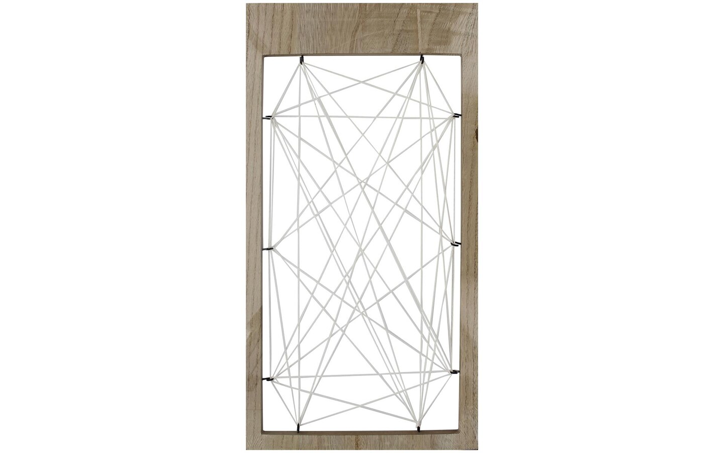 Spc Wood Frame W/String Natural/Cream