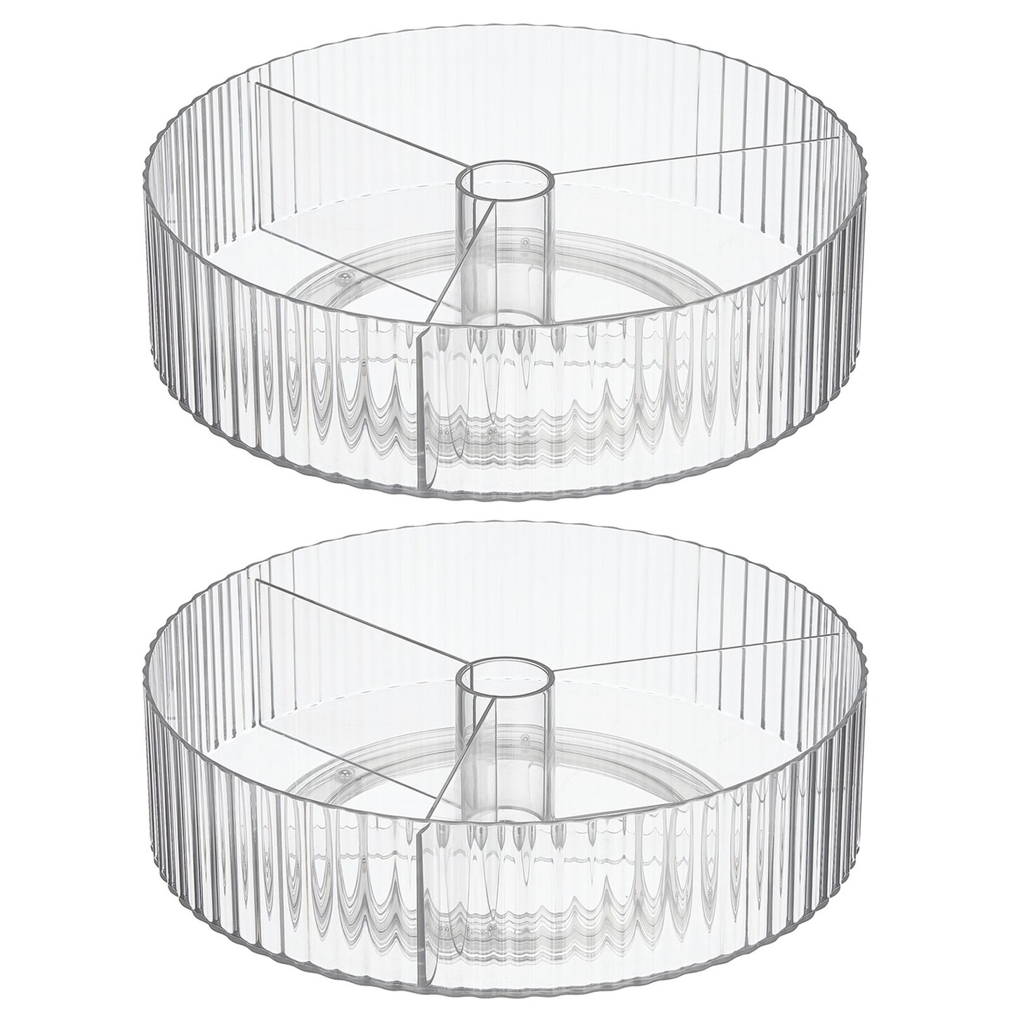 mDesign Fluted Lazy Susan Turntable Spinner for Kitchen/Bathroom Michaels