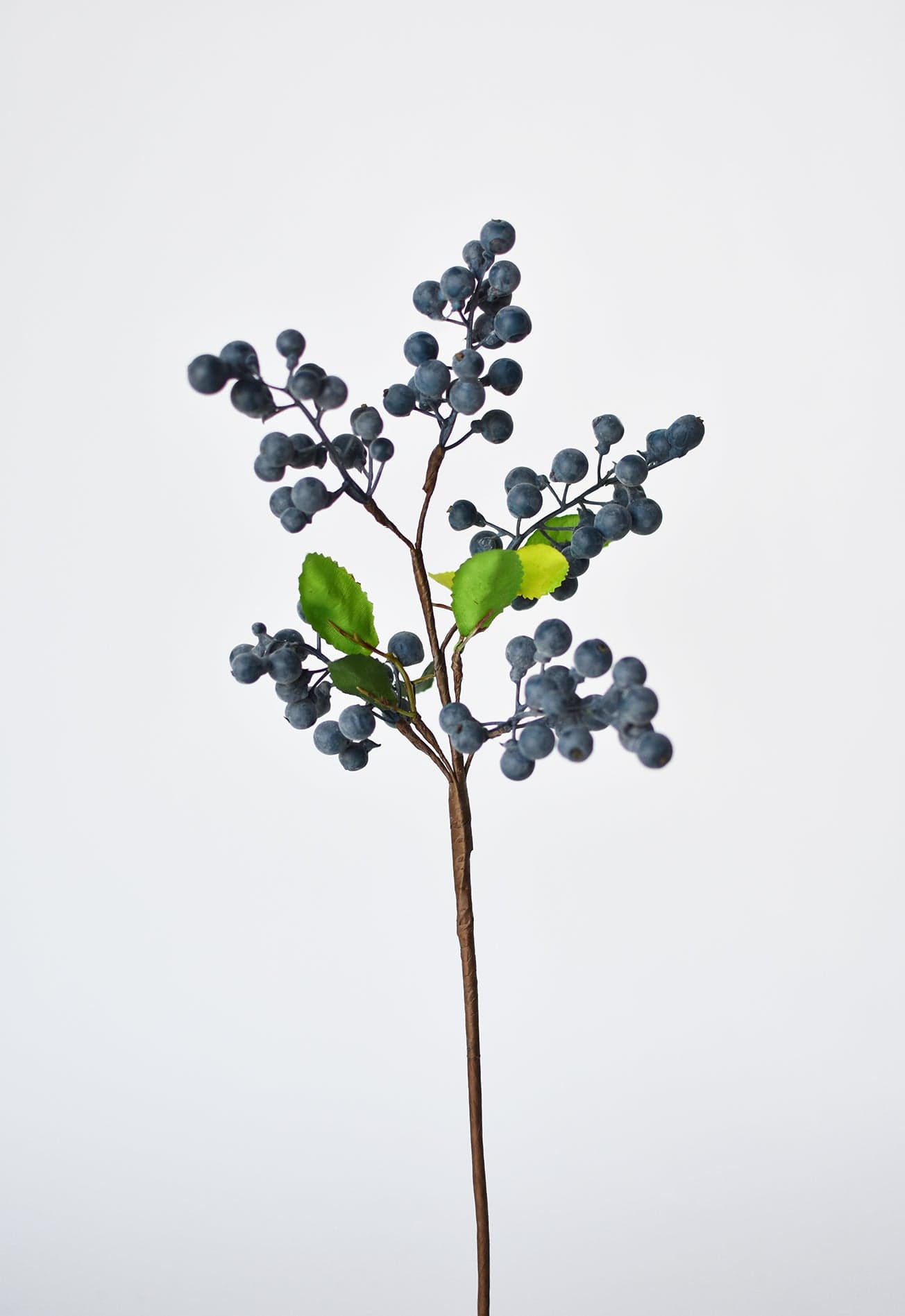 14&#x22; Faux Blue Berry Stem