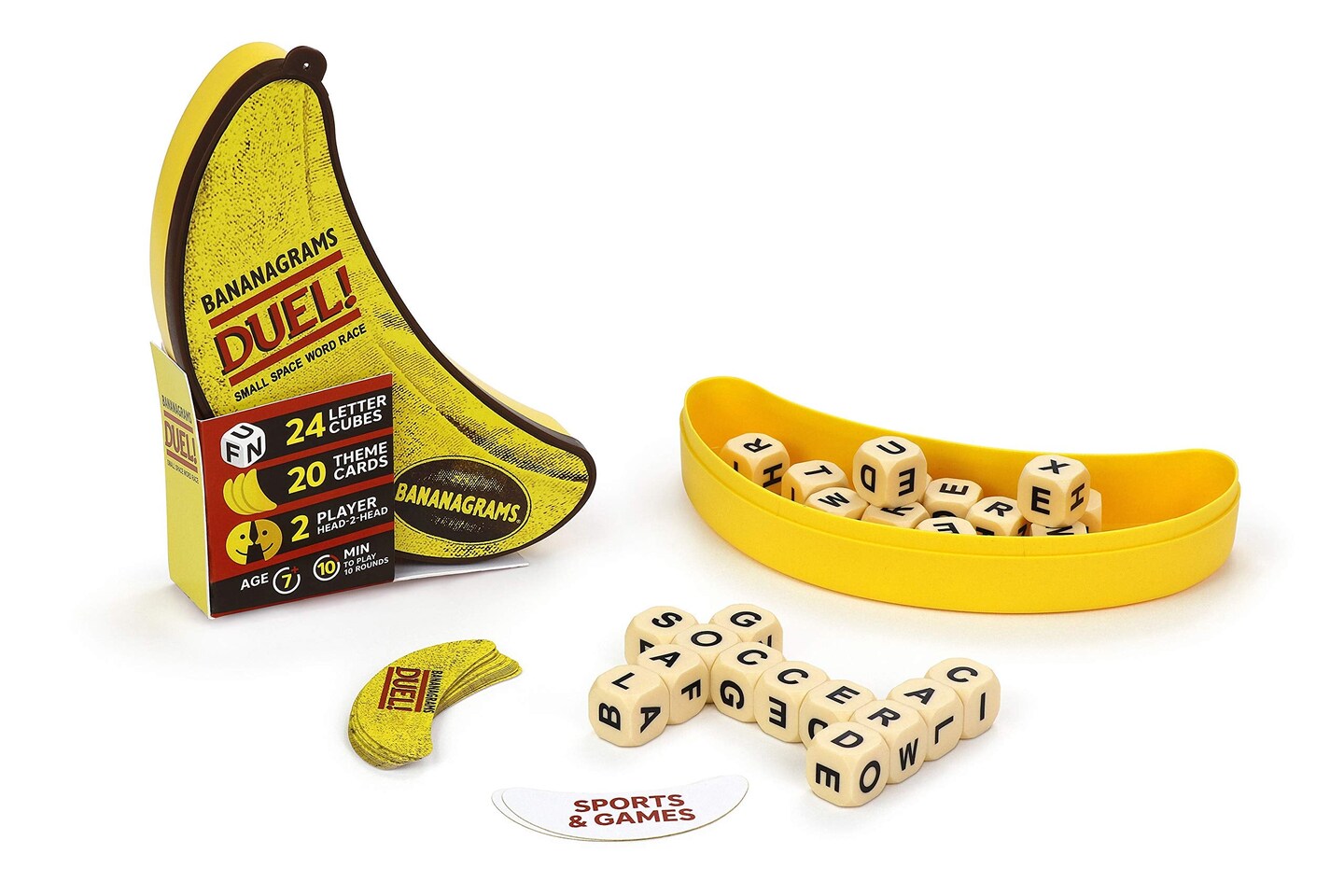 Bananagrams Duel: Ultimate 2 Player Travel Game | Small Space Word Race