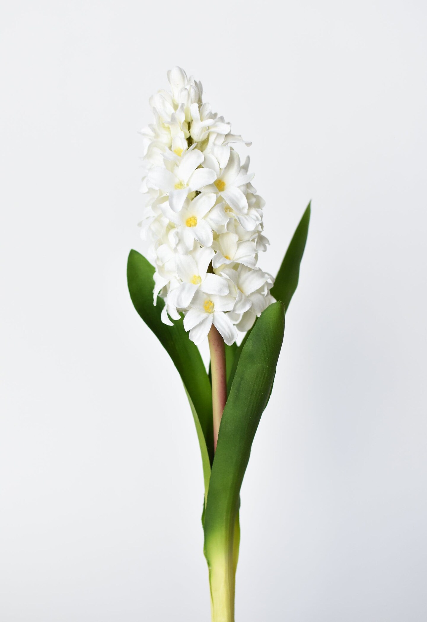 12.5&#x22; Faux White Hyacinth Stem