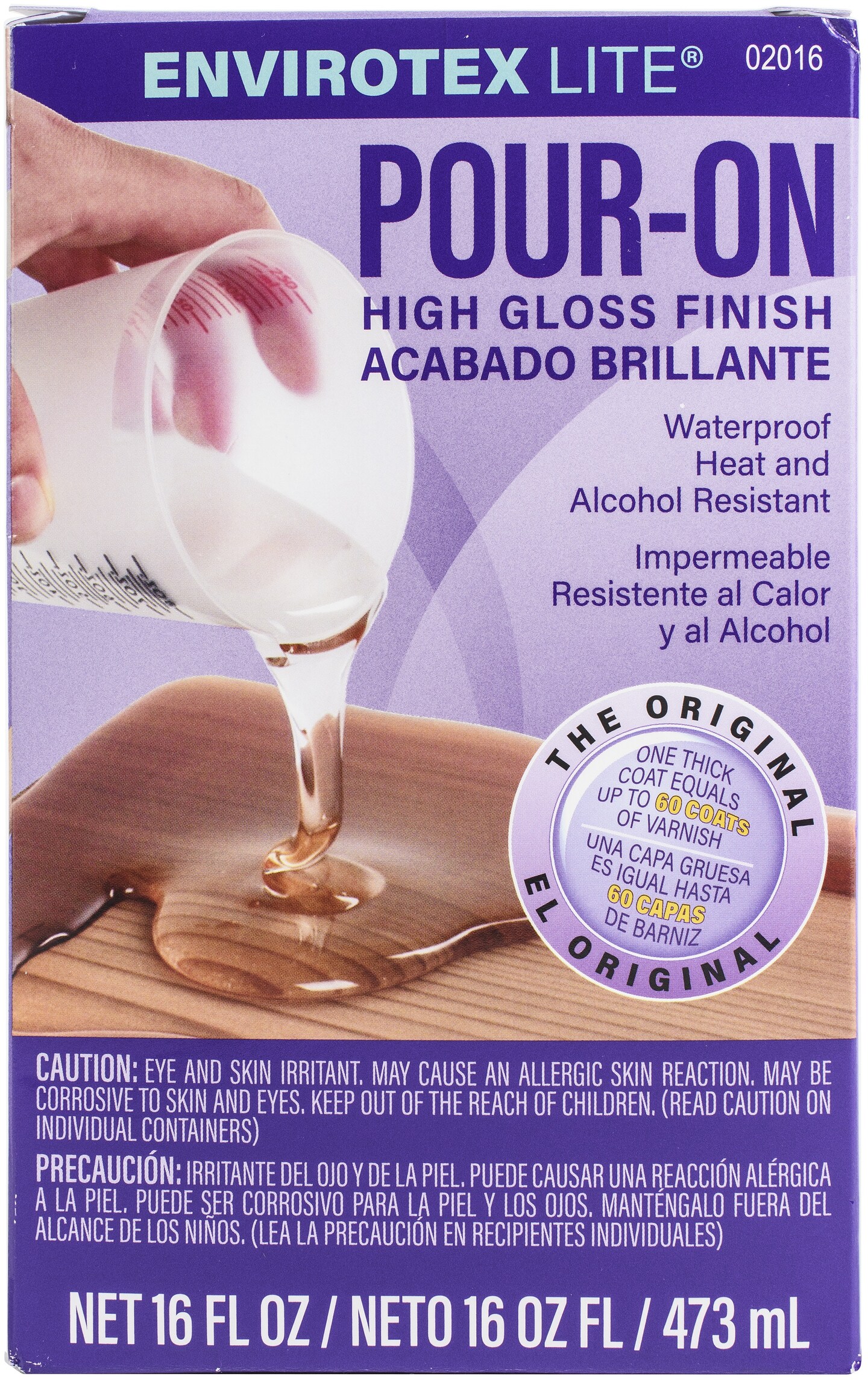 MAS EnviroTex Lite Pour-On High Gloss Finish-16oz