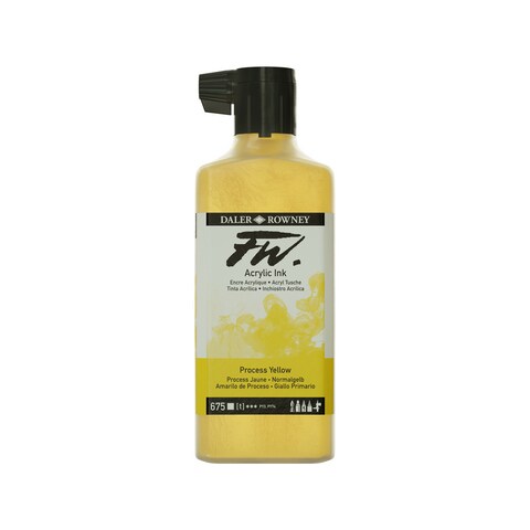 Daler-Rowney FW Acrylic Ink 6oz Process Yellow