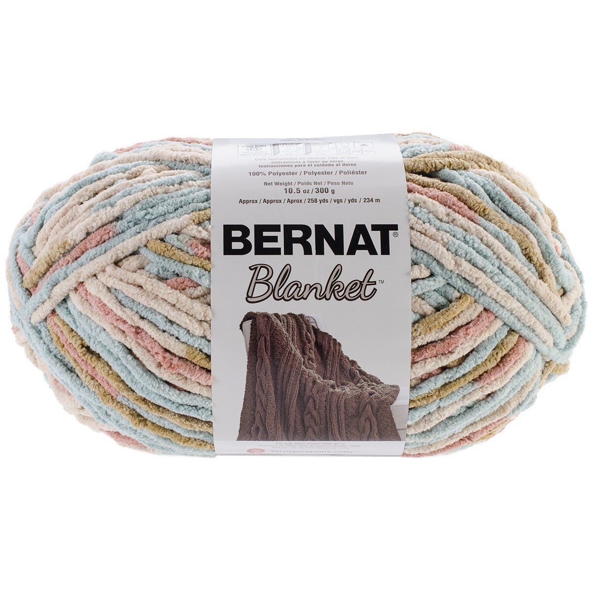 Bernat Blanket Sailor's Delight Yarn 2 Pack of 300g/10.5oz Polyester 6 Super Bulky - 220 Yards Knitting/Crochet