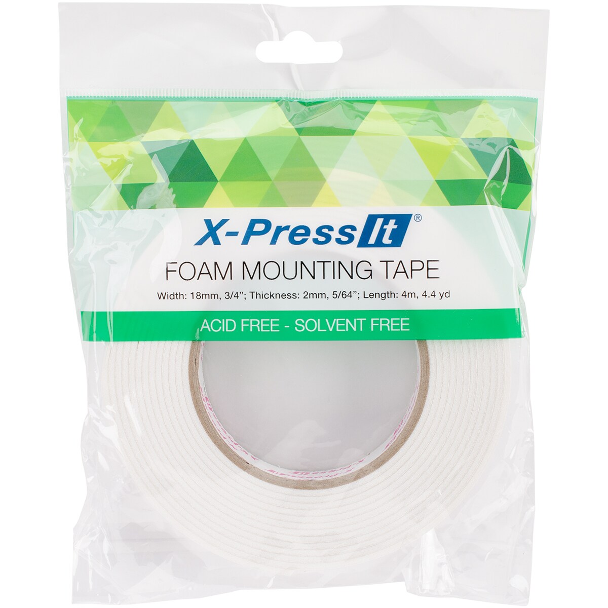 XPress It DoubleSided Foam Tape 18Mm.75"X4.4Yd Michaels