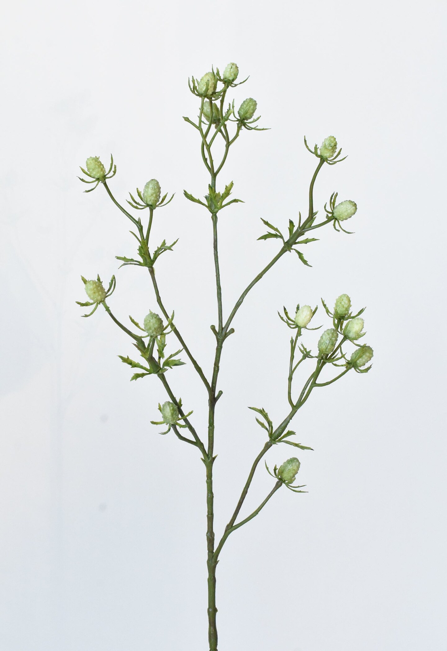 24&#x22; Faux Green Thistle Spray Stem