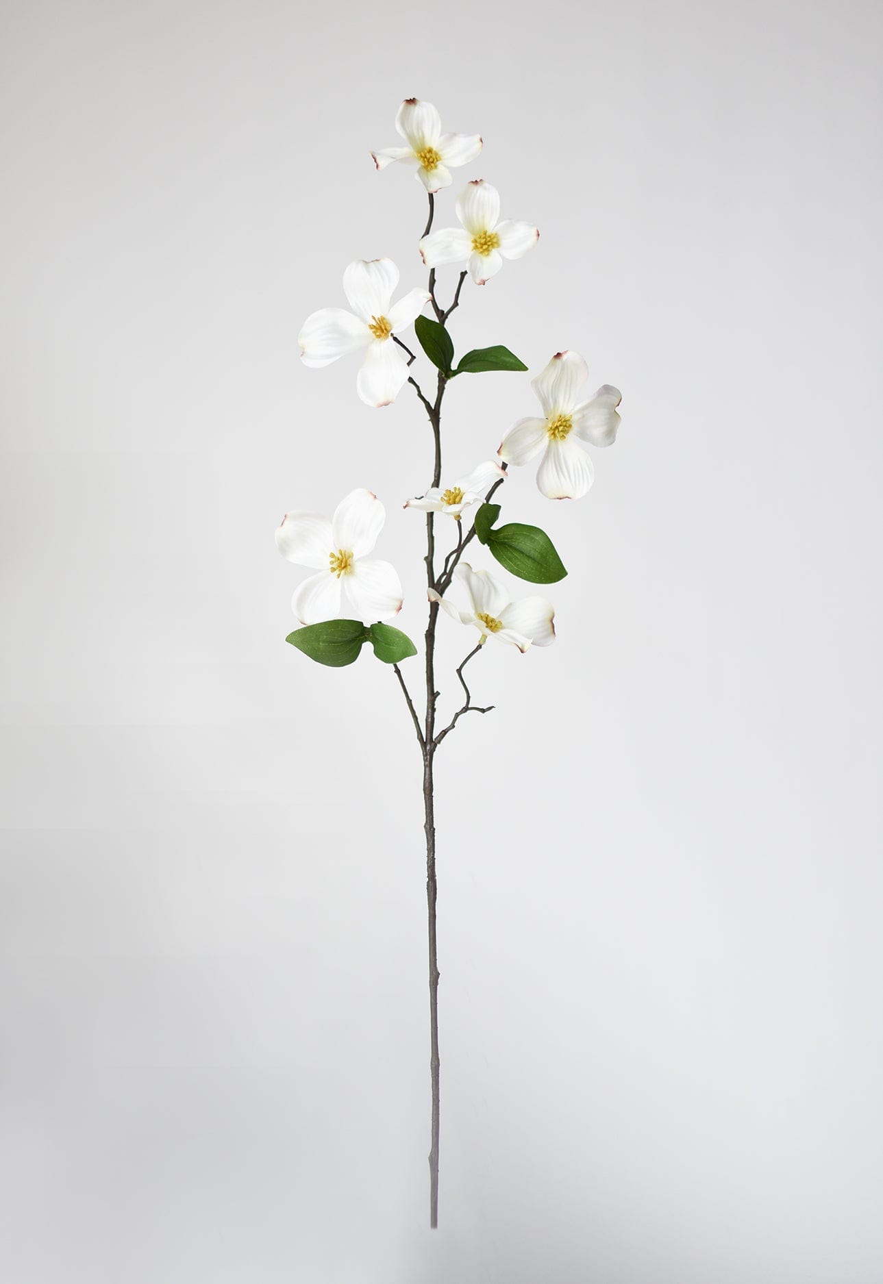 29&#x22; Faux Dogwood Branch Stem White