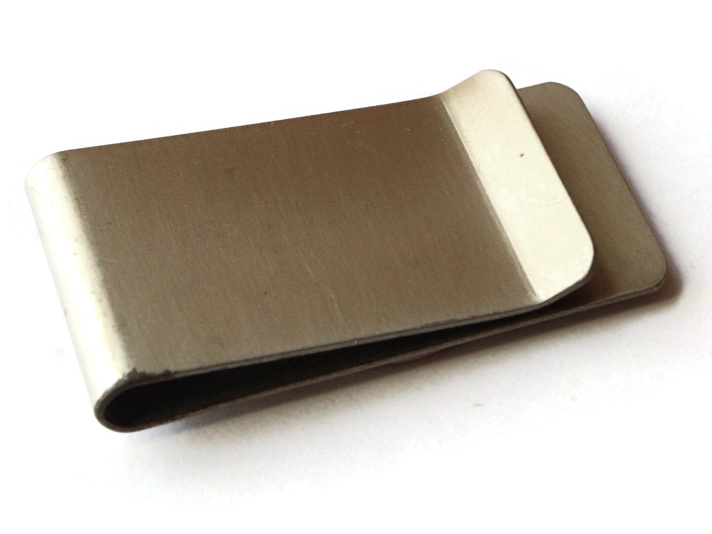 Vintage Silver Money Clip with Texas Sports Hall of Fame Logo
