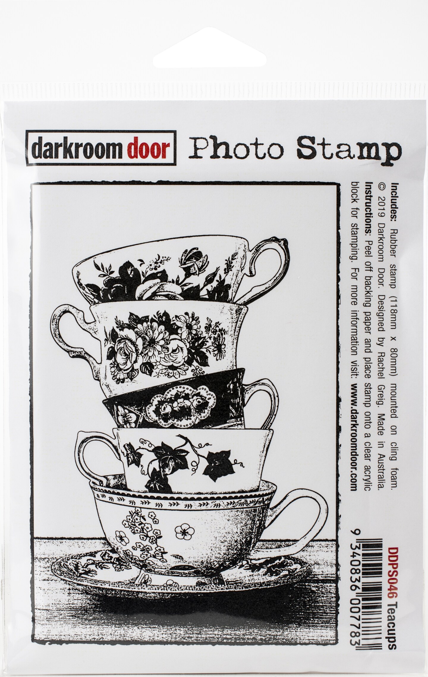 Darkroom Door Photo Cling Stamp 4.6&#x22;X3.2&#x22;-Teacups