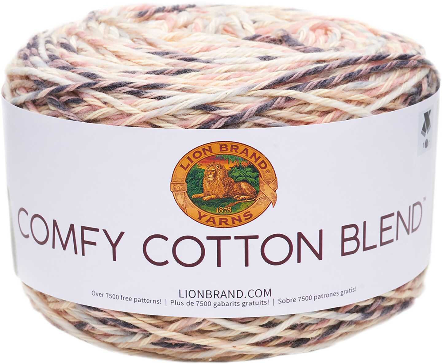 (3 Pack) Lion Brand Comfy Cotton Blend Yarn Chai Latte Michaels