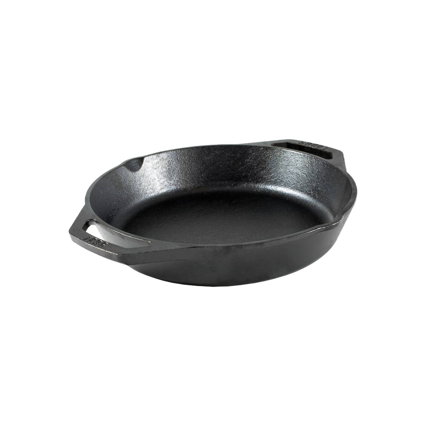 Lodge Round Cast Iron Pan Seasoned for Use on Grill or in Oven USA Made 10.25 in