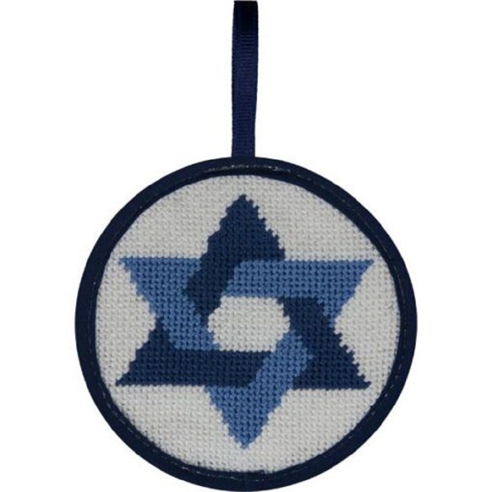 Alice Peterson Stitch-Ups Needlepoint Ornament Kit- Star of David