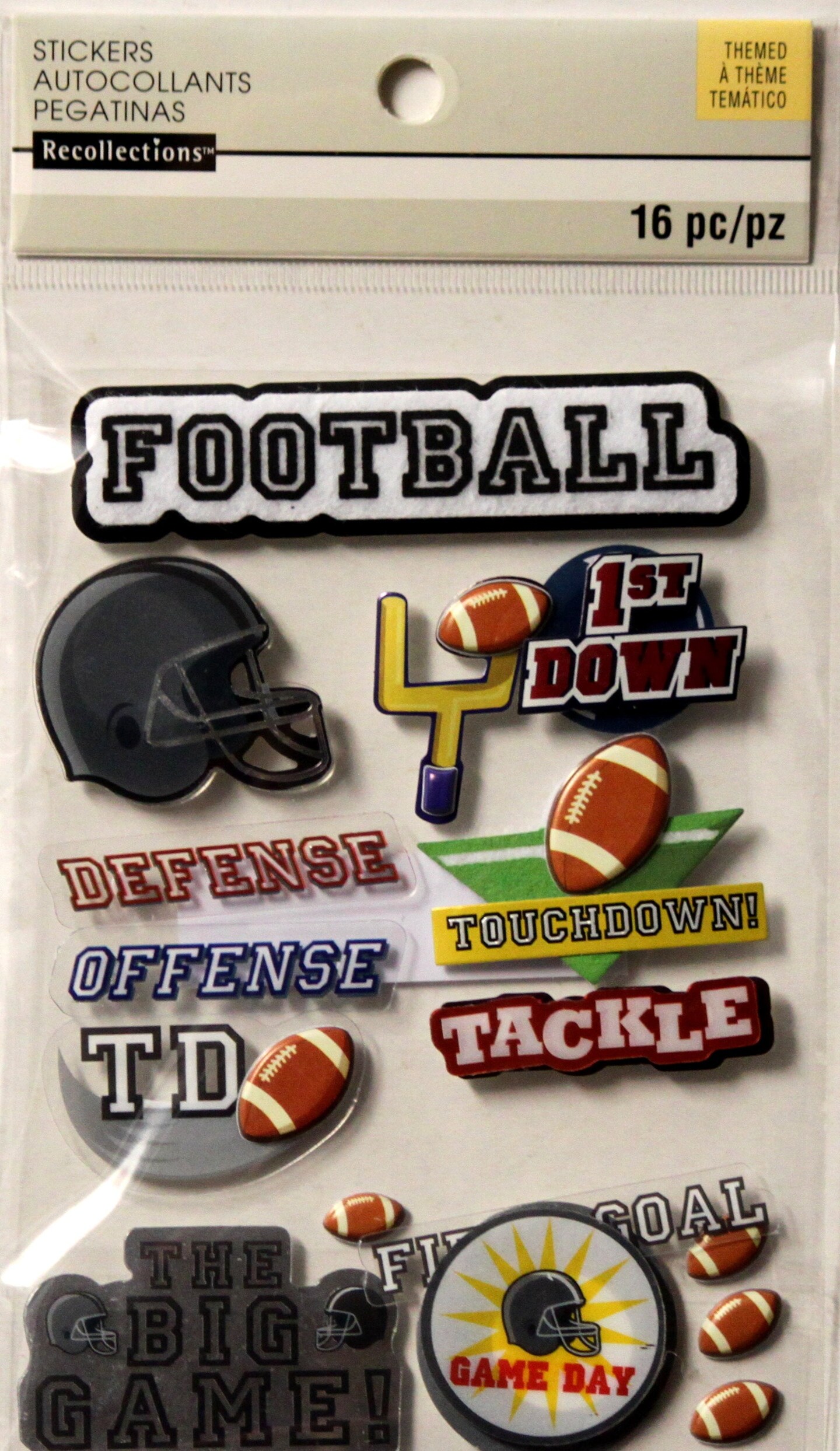 'Game Day American Football Sunday Football' Sticker