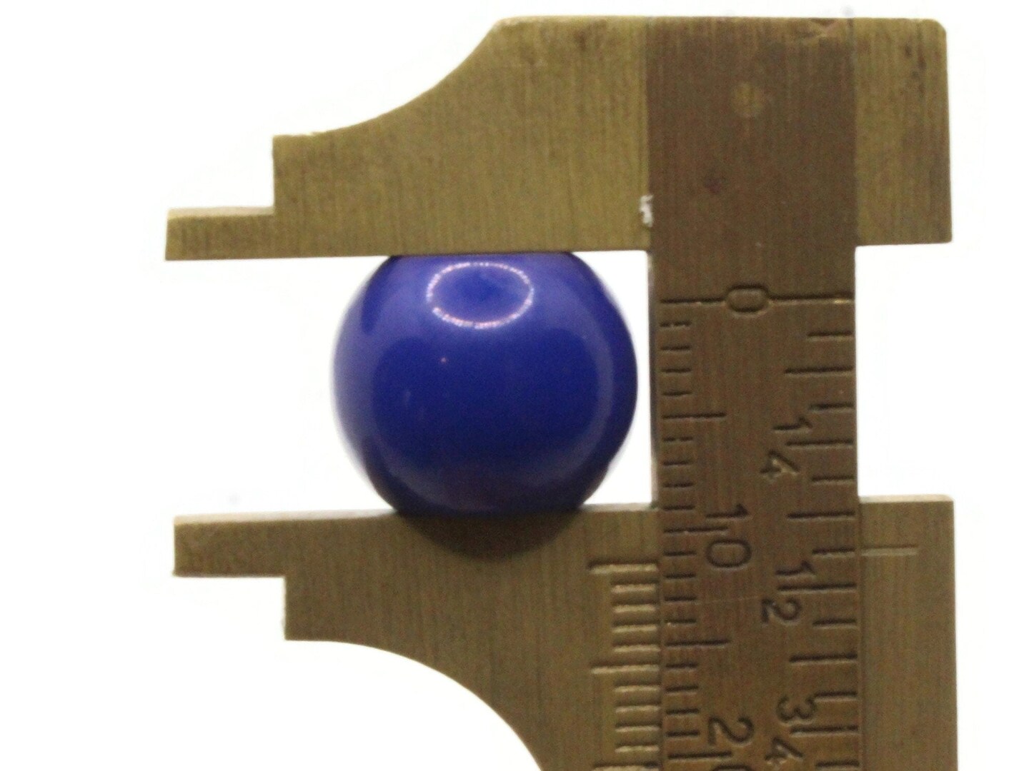 30 14mm Blue Large Hole Round Plastic Beads by Smileyboy Beads | Michaels