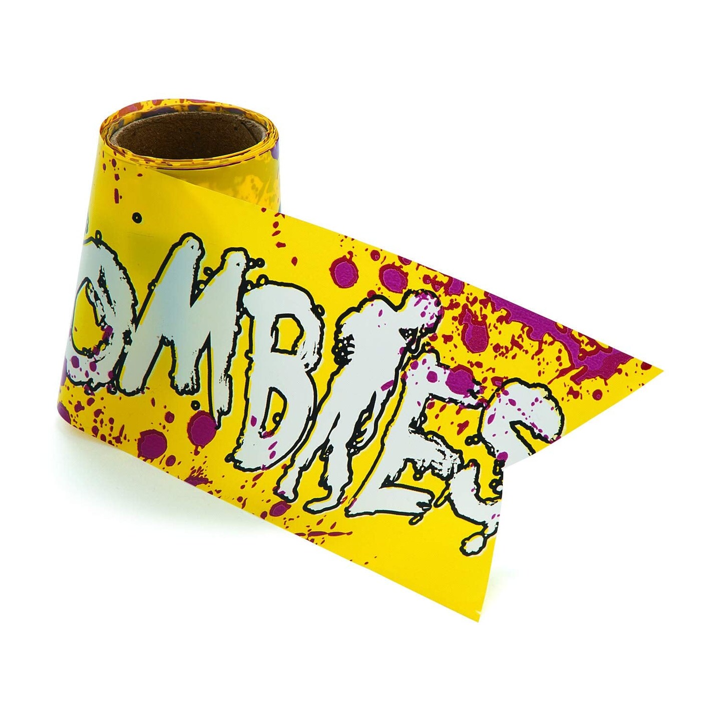 Fun Express 1 Caution Zombies Party Tape Roll, 20&#x27;