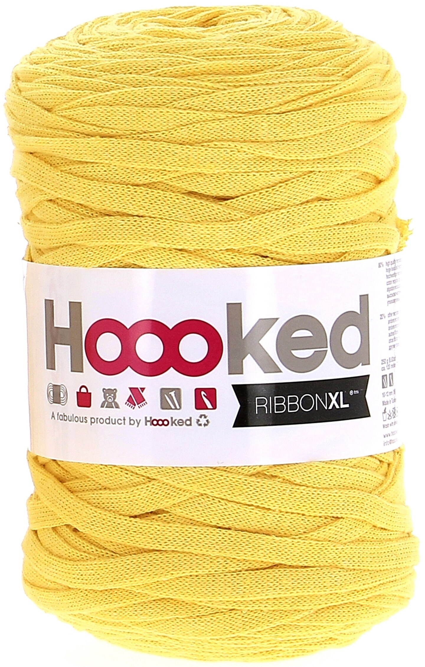 Hoooked Ribbon Xl Yarn-Lemon Yellow