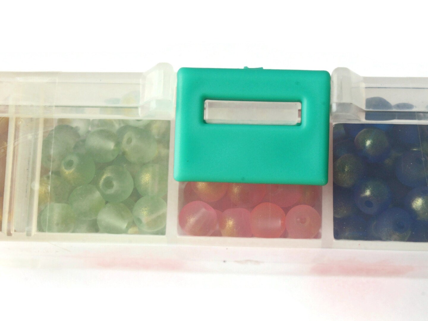 10 Colors 6mm Round Glass Mixed Color Beads Kit